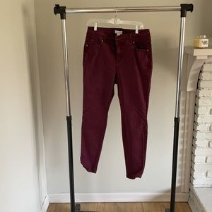 MAROON LANE BRYANT JEGGING